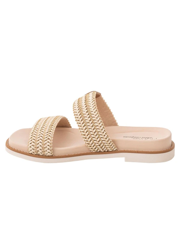 Modare - Tamanco Modare Creme em Sintético 4