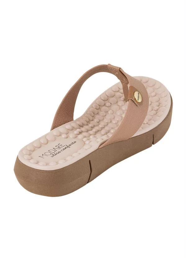 Modare - Tamanco Modare Nude com Palmilha Ultraconforto 2