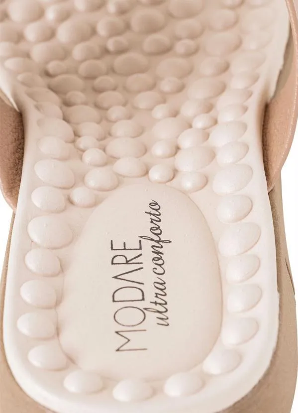 Modare - Tamanco Modare Nude com Palmilha Ultraconforto 5