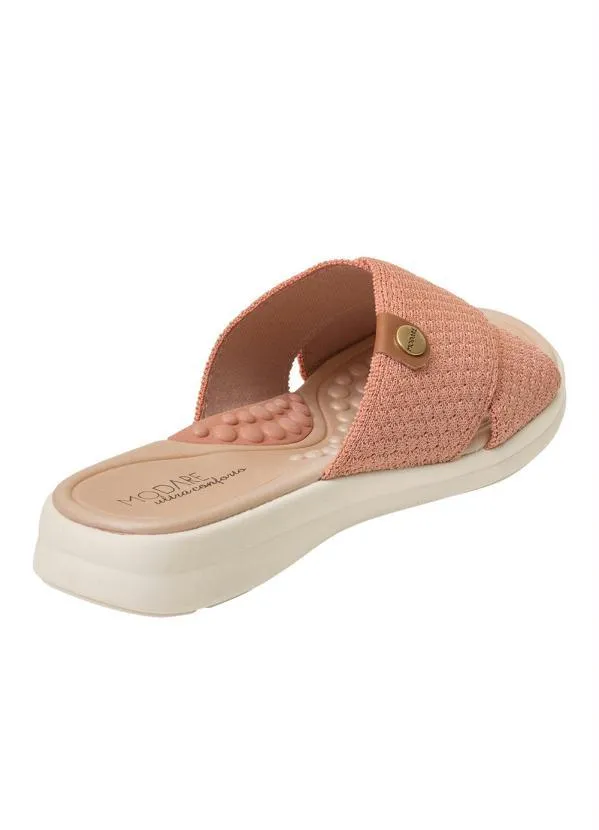 Modare - Tamanco Modare Pessego em Tecido 2