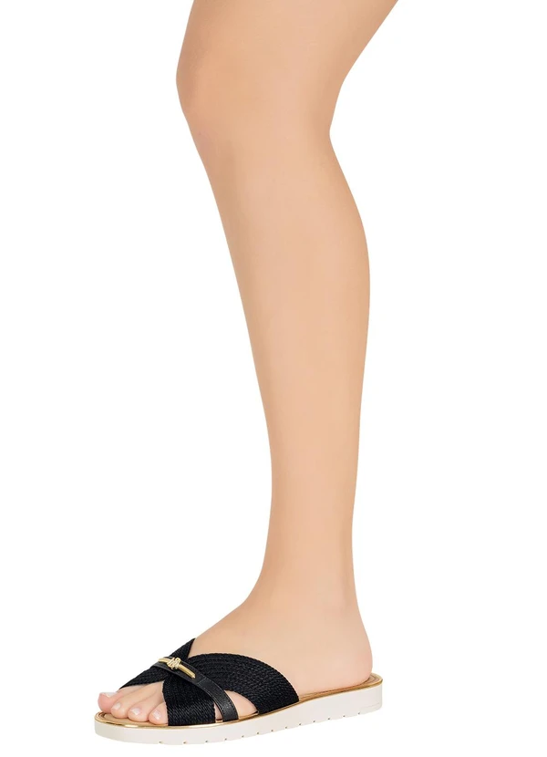 Modare - Tamanco Modare Preta em Sintético 5