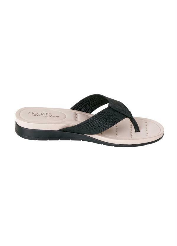 Modare - Tamanco Modare Preto com Palmilha Confort 3