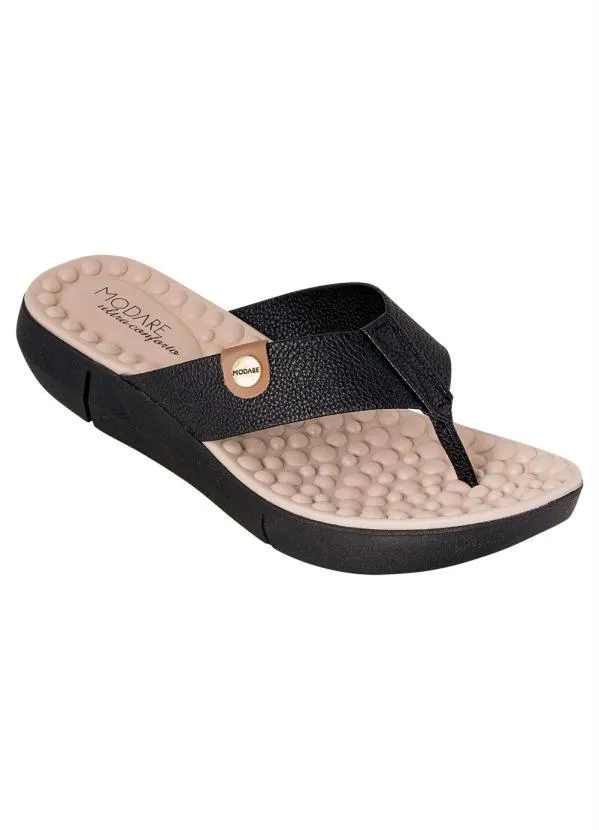 Modare - Tamanco Modare Preto em Sintético