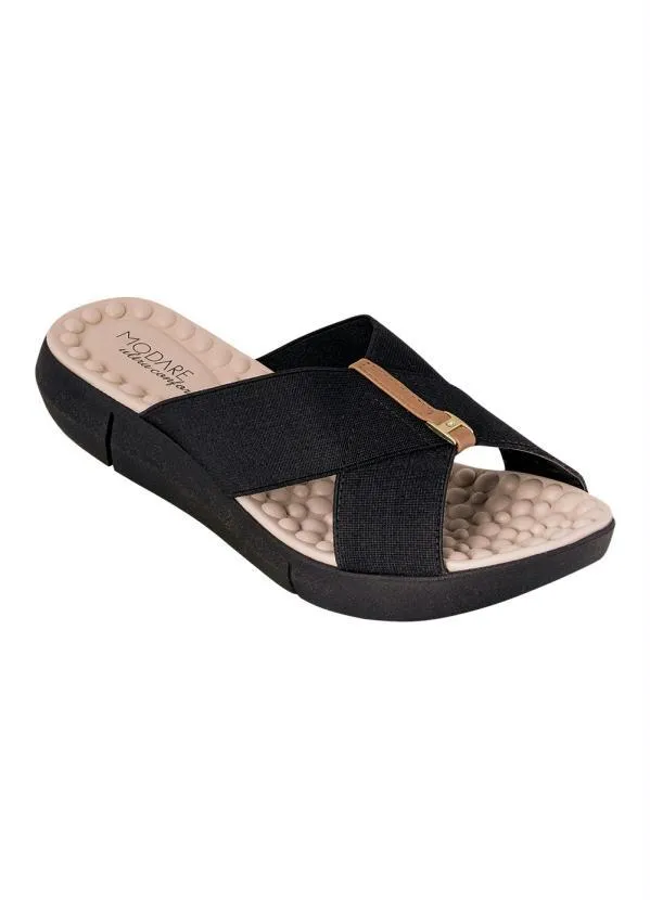 Modare - Tamanco Modare Preto em Sintético