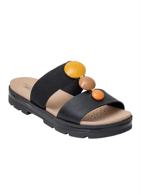 Modare - Tamanco Modare Preto em Sintético