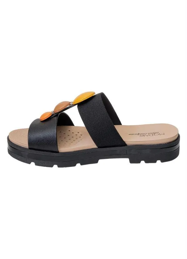 Modare - Tamanco Modare Preto em Sintético 3