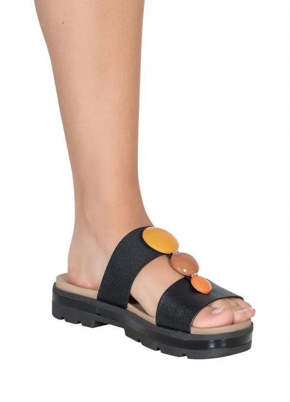 Modare - Tamanco Modare Preto em Sintético 4