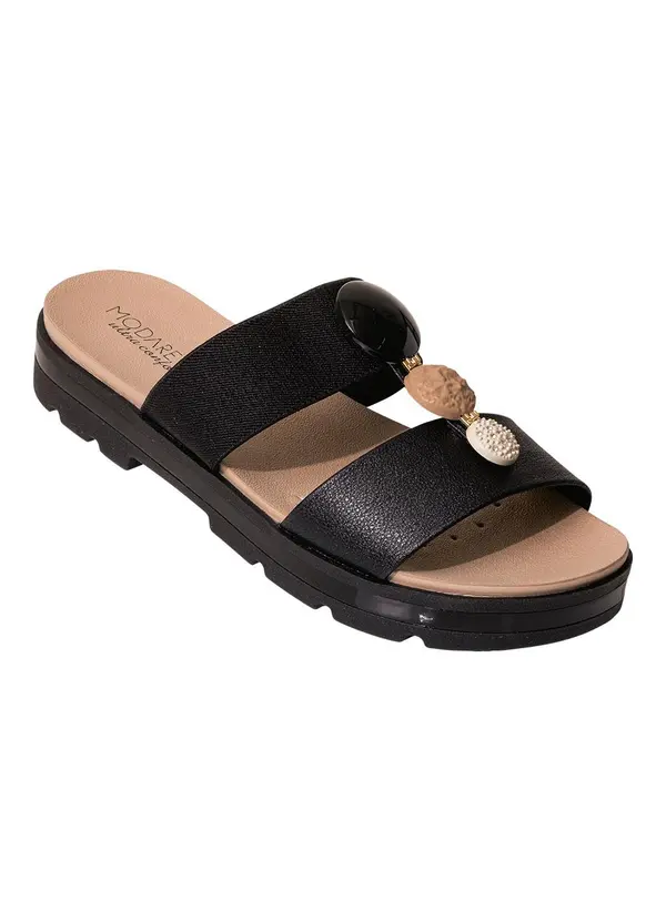 Modare - Tamanco Modare Preto em Sisntético