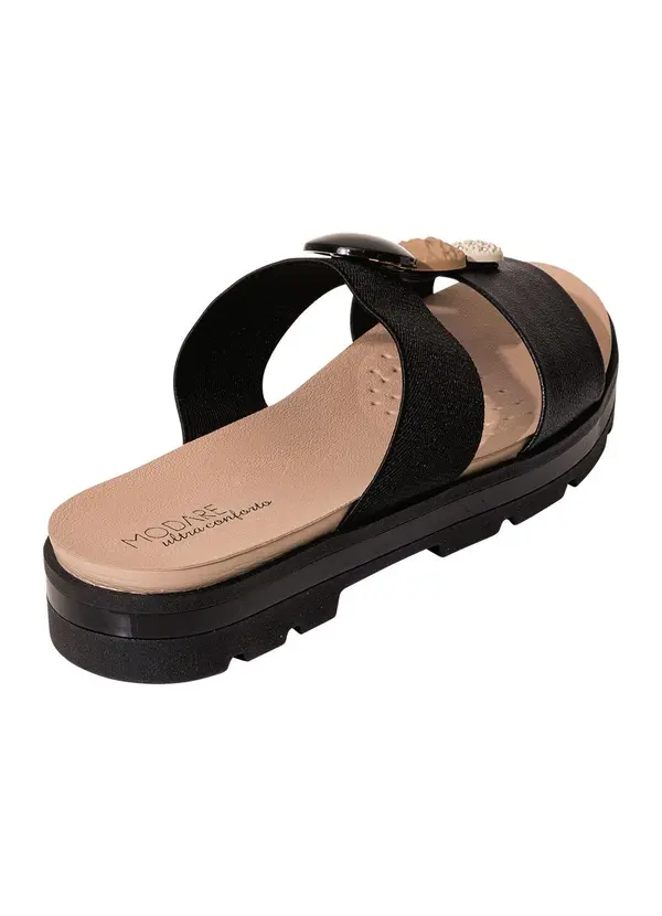 Modare - Tamanco Modare Preto em Sisntético 2