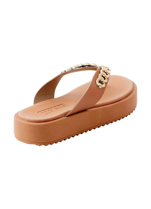 Moleca - Tamanco Moleca Nude em Sintético 3