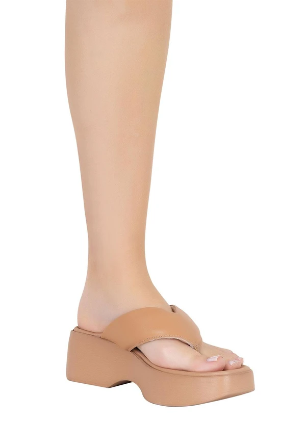 Moleca - Tamanco Moleca Nude em Sintético 3