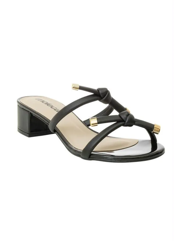 Moleca - Tamanco Moleca Preto em Sintético