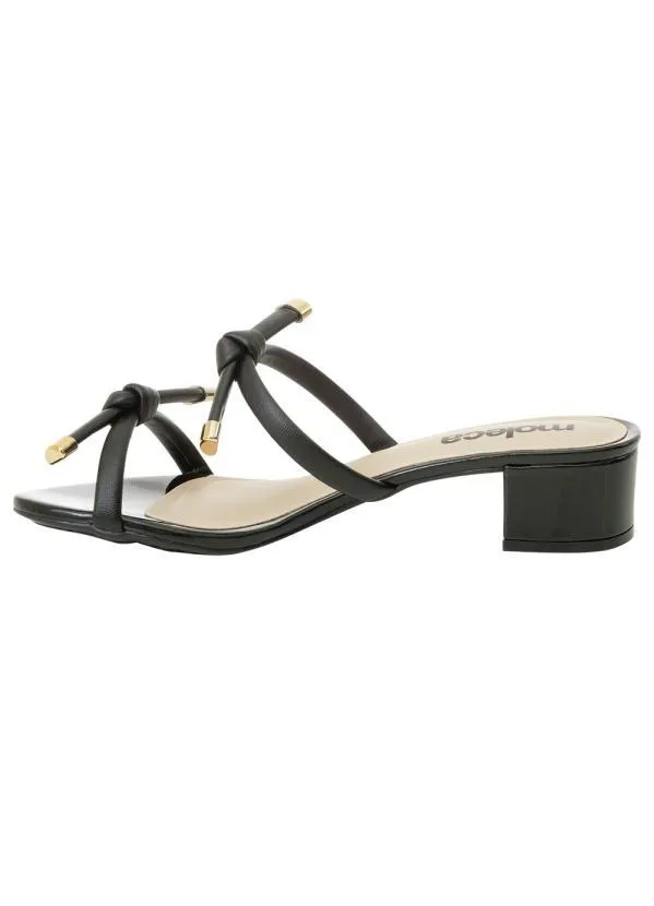 Moleca - Tamanco Moleca Preto em Sintético 3