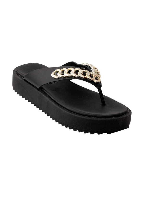 Moleca - Tamanco Moleca Preto em Sintético 2