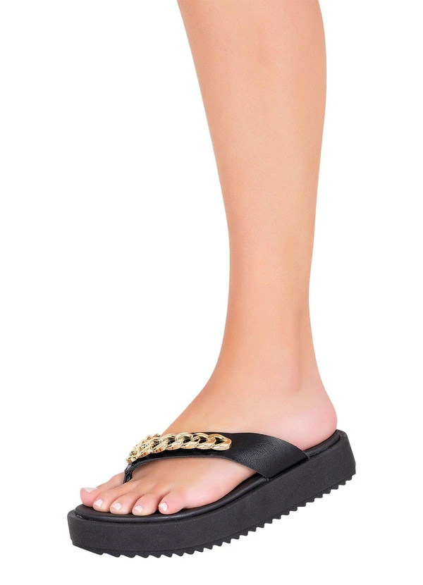 Moleca - Tamanco Moleca Preto em Sintético 6