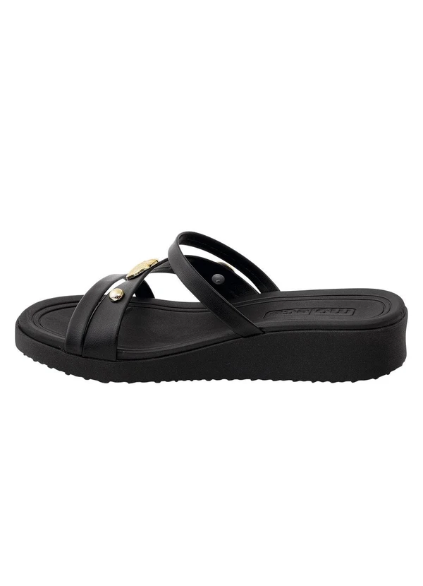 Moleca - Tamanco Moleca Preto em Sintético 4