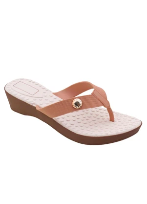 Perfecta - Tamanco Nude com Palmilha Confort - PERFECTA