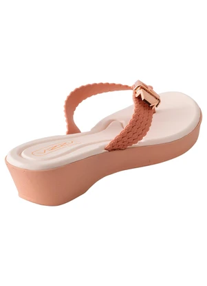 Perfecta - Tamanco Nude em Pvc - PERFECTA