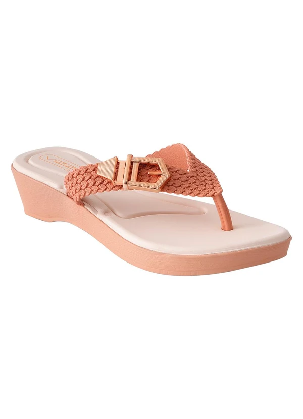 Perfecta - Tamanco Nude em Pvc