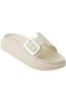 Tamanco Off White com Detalhe de Fivela