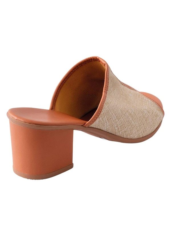 Perfecta - Tamanco Palha em Tecido 2