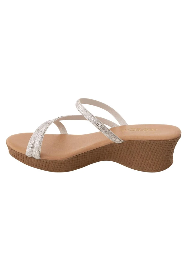 Perfecta - Tamanco Prata em Sintético 3