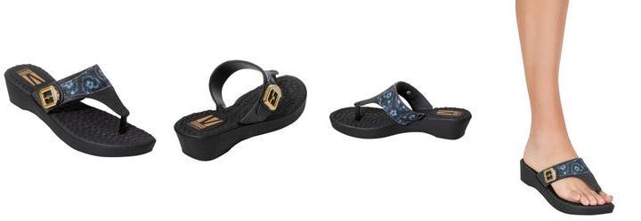 Tamanco Preto com Detalhe de Fivela