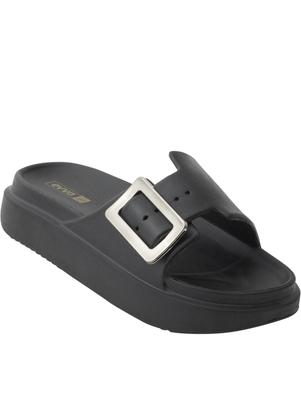 Tamanco (Preto) com Detalhe de Fivela