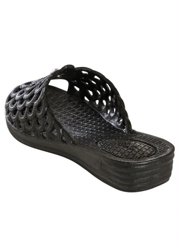 Perfecta - Tamanco Preto com Detalhe 2