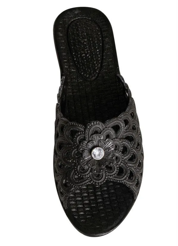 Perfecta - Tamanco Preto com Detalhe 4