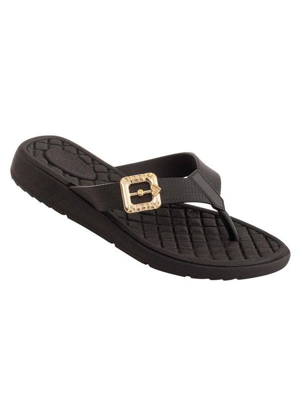 Perfecta - Tamanco Preto com Palmilha Confort