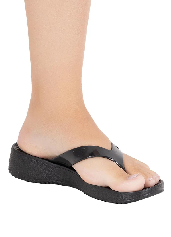 Perfecta - Tamanco Preto em Material Sintético 3