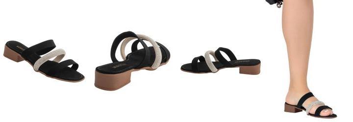 Tamanco Preto em Nobuck