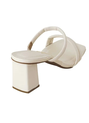 Tamanco Vizzano (Off White) Salto Quadrado - VIZZANO