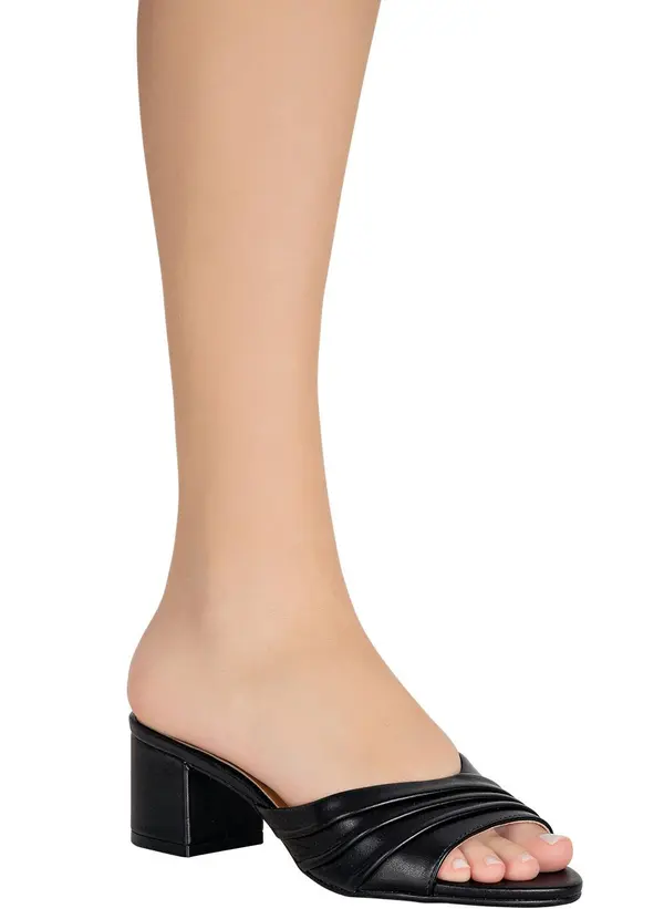 Vizzano - Tamanco Vizzano Preta em Sintético 4