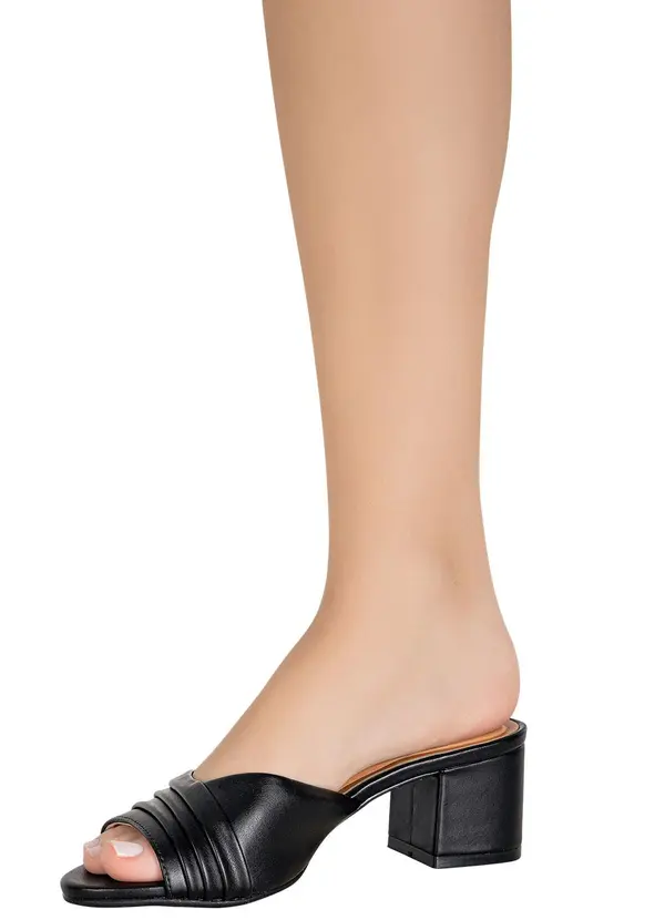 Vizzano - Tamanco Vizzano Preta em Sintético 5