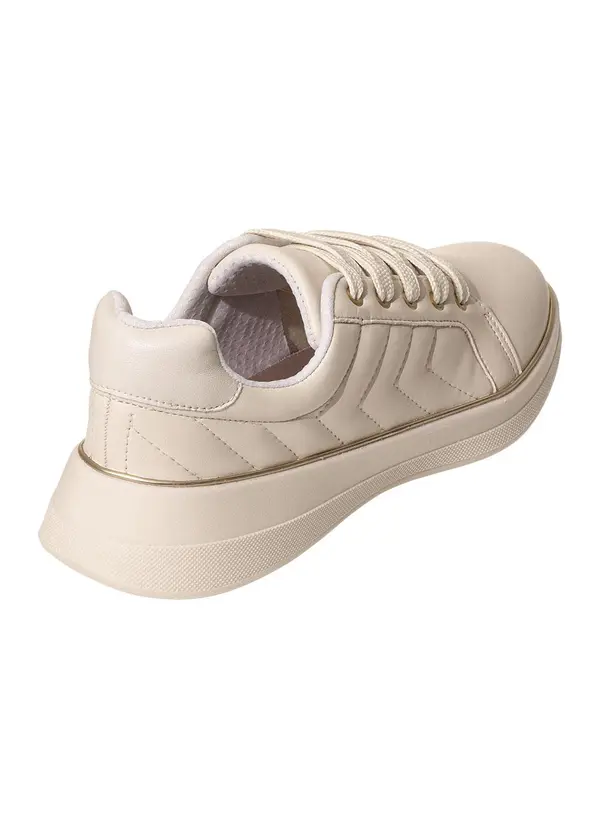 Beira Rio - Tênis Beira Rio Off White em Sintético 2