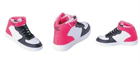 T�nis Branco Cano Alto Fechamento em Velcro