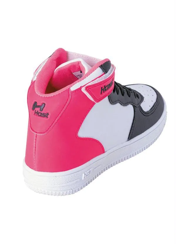 Perfecta - Tênis Branco Cano Alto Fechamento em Velcro 2