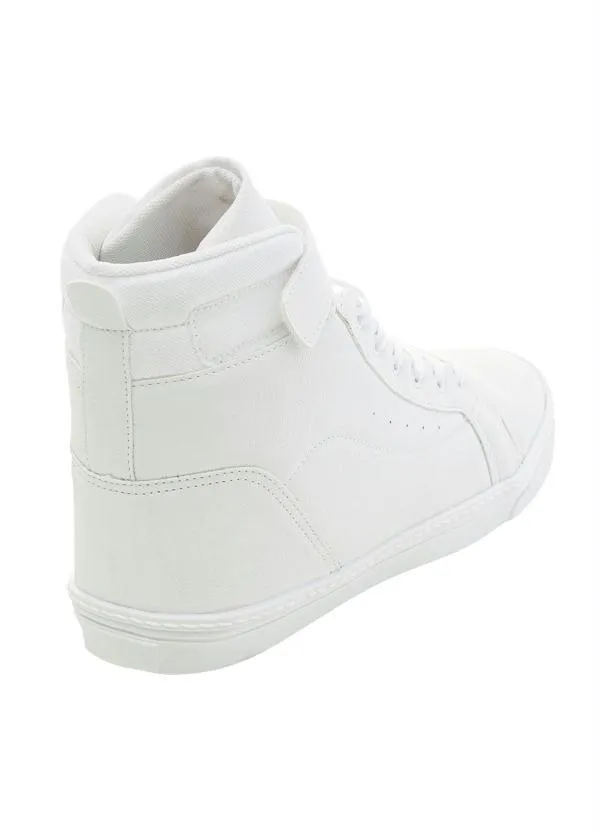 Perfecta - Tênis Branco Cano Médio com Velcro 2