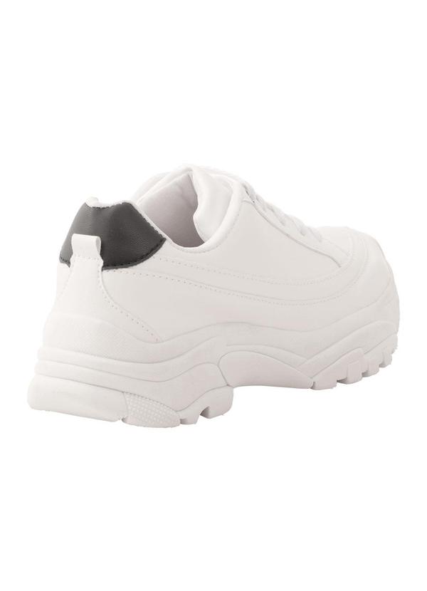 Perfecta - Tênis Branco com Detalhe em Sintético 2