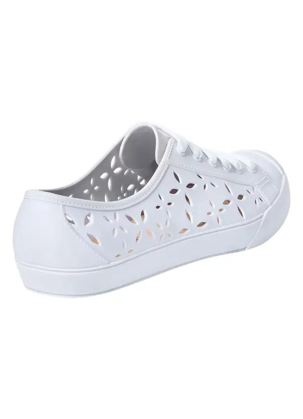 Perfecta - Tênis Branco em Full Plastic 2