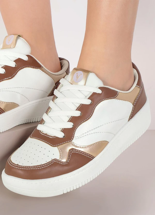 Perfecta - Tênis Branco em Sintéico 5