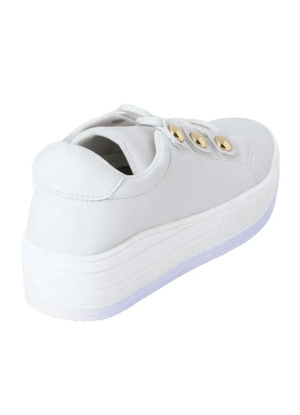 Perfecta - Tênis Branco em Sintético 2