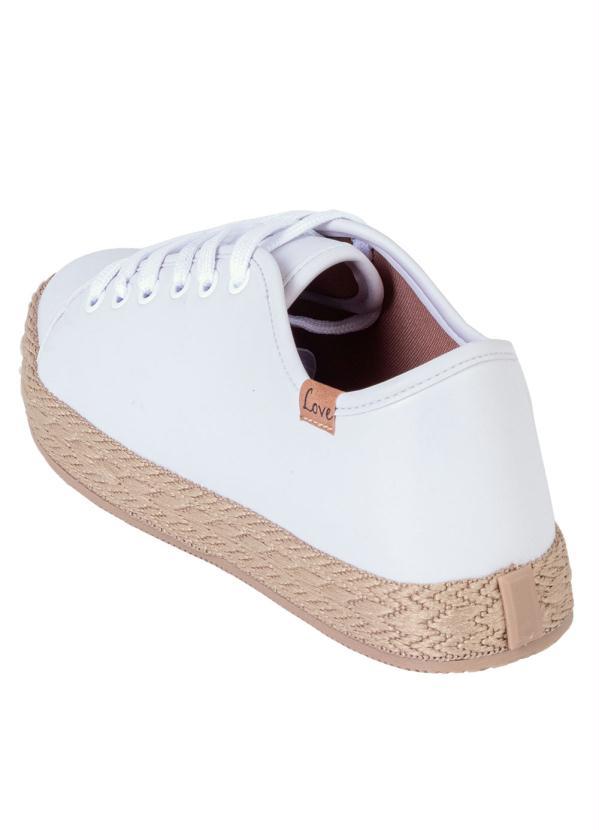 Perfecta - Tênis Branco em Sintético 2