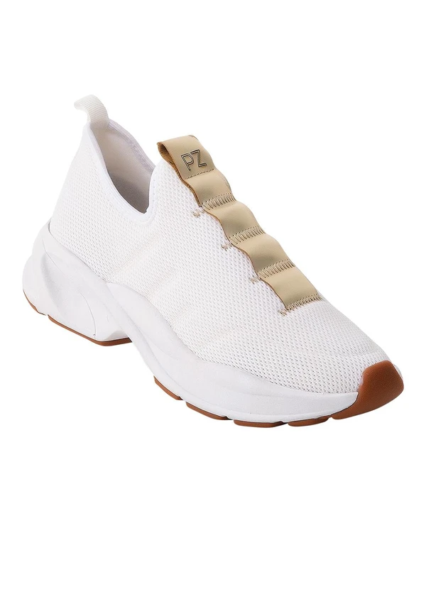 Perfecta - Tênis Branco em Tecido