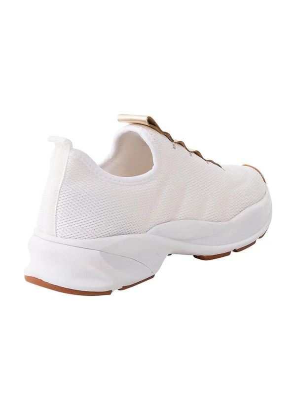 Perfecta - Tênis Branco em Tecido 2