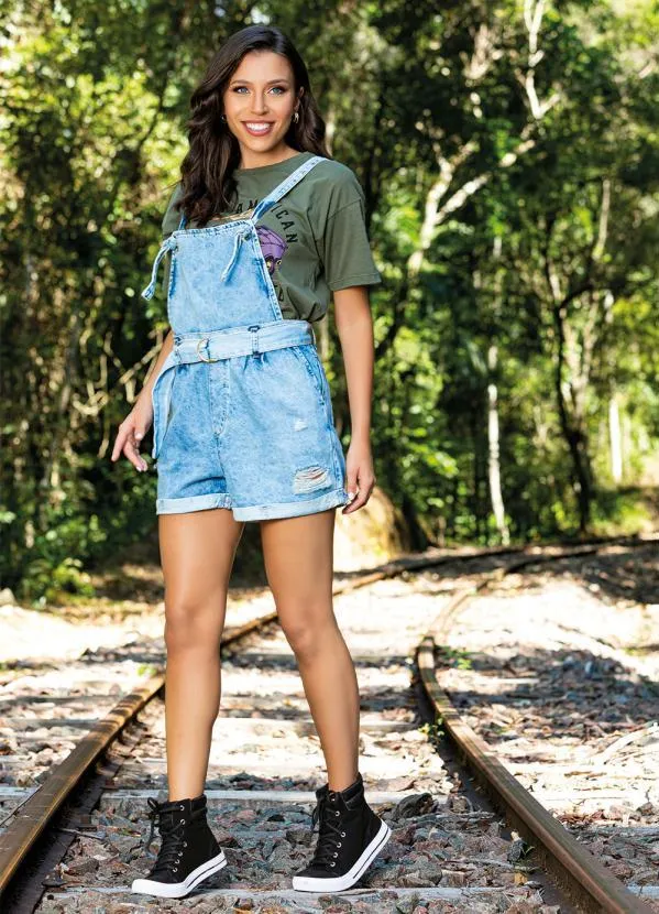 Perfecta - Tênis Cano Médio Preto em Nobuck 2