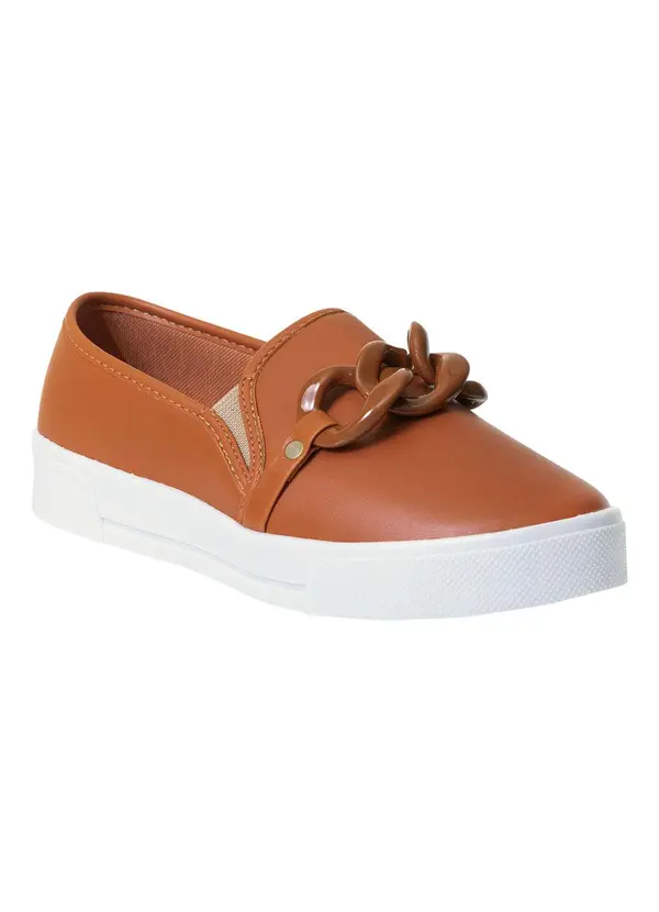 Perfecta - Tênis Caramelo em Sintético