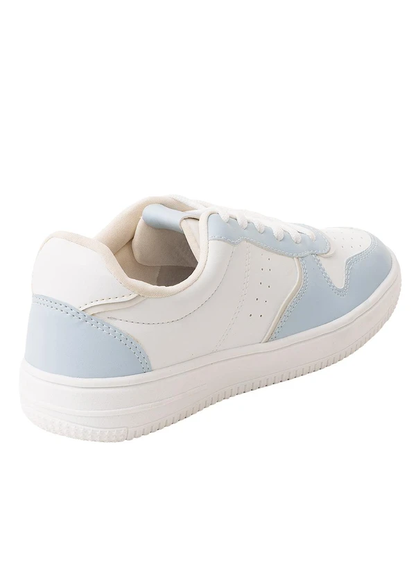 Perfecta - Tênis Casual Azul em Sintético 2